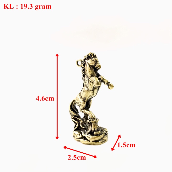Móc Khóa Tượng Đồng Con Ngựa - SP005219